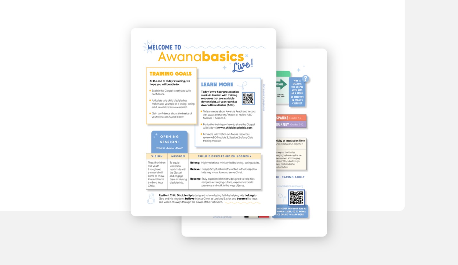 ABL Handout - Awana Basics